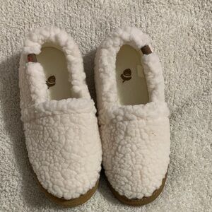 Acorn Women's Slip-On Mule in Tan Suede-Look